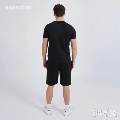 Мъжка тениска и шорти Bench Gowsen, черни-номер XL, снимка 3 - Спортни дрехи, екипи - 53284497