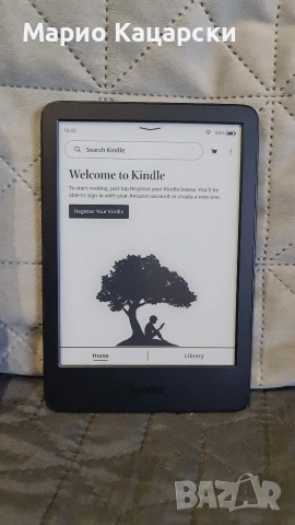 Kindle 11 с подсветка, wifi, подарък калъф като нов 
