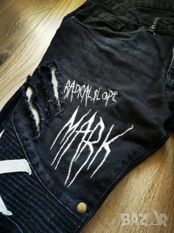 Мъжки Дънки, Crust Pants, Уникални, Единствен екземпляр, Размер - М/31, снимка 5 - Дънки - 56138444