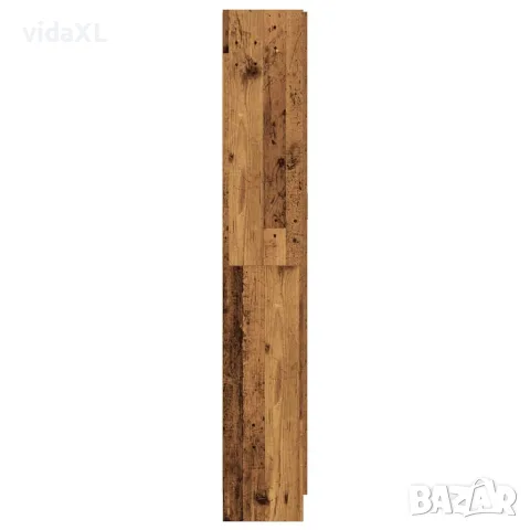 vidaXL Висок шкаф, старо дърво, 82,5x30,5x185 см, инженерно дърво, снимка 6 - Шкафове - 56146982