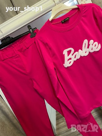 Barbie дамска блуза панталон циклама , снимка 2 - Блузи с дълъг ръкав и пуловери - 44393025