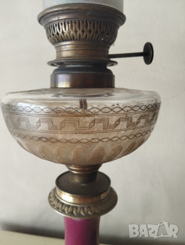 газова (газена) лампа арт нуво, снимка 3 - Други ценни предмети - 44805540