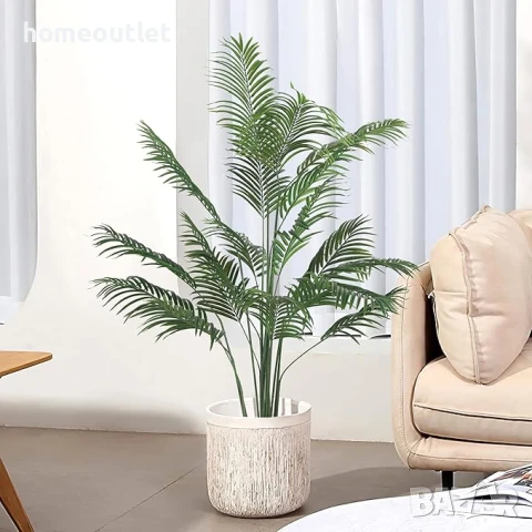 ПРОМОЦИЯ Изкуствено палмово дърво с реалистичен вид, к-т от 2бр, 198см A-GE23020, снимка 2 - Изкуствени цветя - 50949664