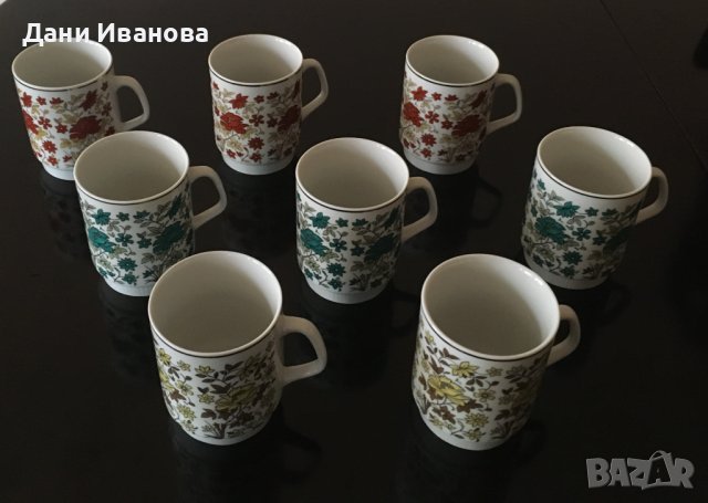 Порцеланови чаши тип "мъг" за чай 8 бр.