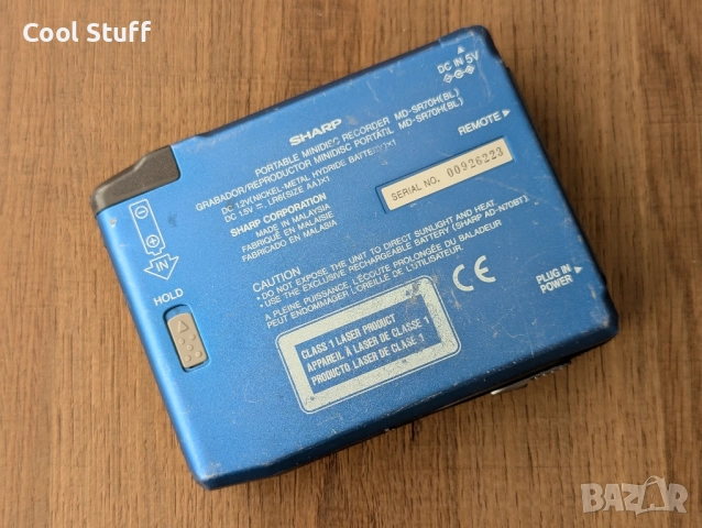SHARP MD PORTABLE RECORDER MD-SA70 MiniDisk Player, снимка 3 - Радиокасетофони, транзистори - 51659209