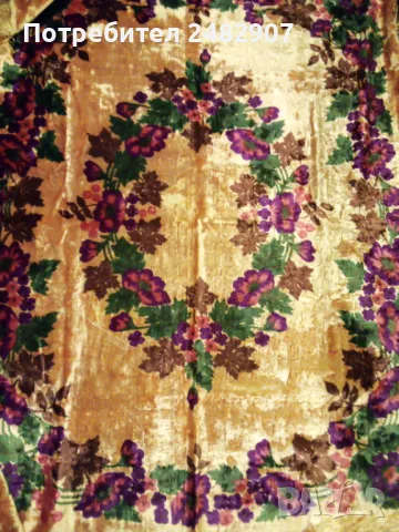 Плюшена покривка - ретро, снимка 3 - Покривки за маси - 48481752