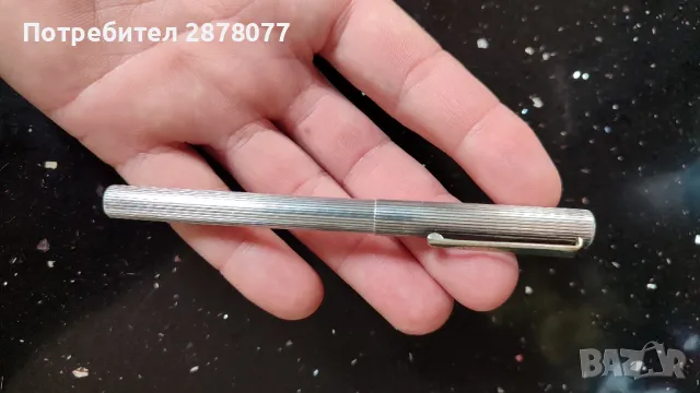 Стара сребърна химикалка Olivetti , снимка 7 - Антикварни и старинни предмети - 50324620