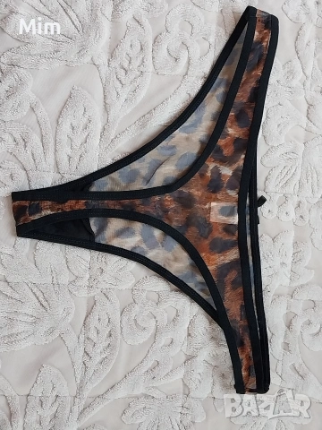 М/XL Прозрачни полупрашка анимал принт , снимка 7 - Бельо - 53730215