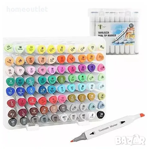 К-т маркери с двоен писец TAVOLOZZA DUAL TIP MARKER X0014RBVUT