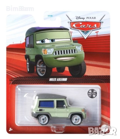 Оригинална количка Cars MILES AXELROD WITH OPEN HOOD/ Disney / Pixar