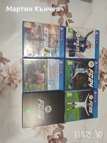 PS4 Slim 500GB с джойстик + 12 игри(5 на диск и 7 купени от PS Store), снимка 2 - PlayStation конзоли - 53489053