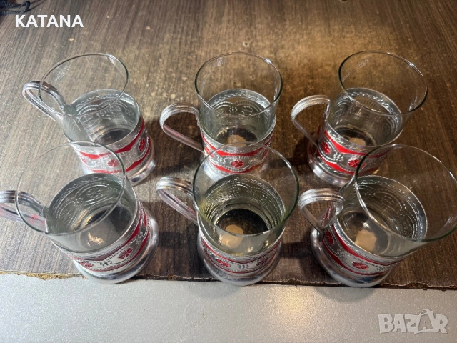 Ретро чаши за чай от соца , снимка 2 - Чаши - 53663976