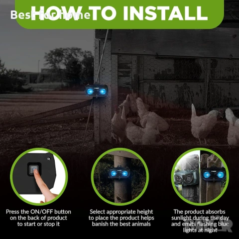  ISOTRONIC соларен  репелент за диви животни със синя светлина-2 броя  , снимка 7 - Други - 53294257