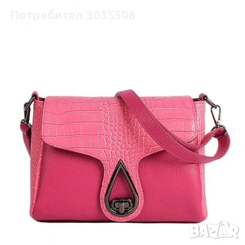 Нова дамска чанта ест. кожа, снимка 5 - Чанти - 53858811