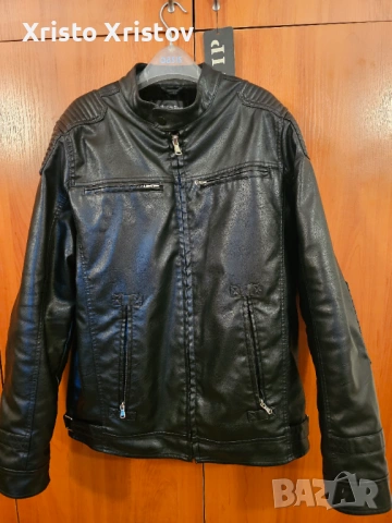 Мъжко кожено яке телешки бокс