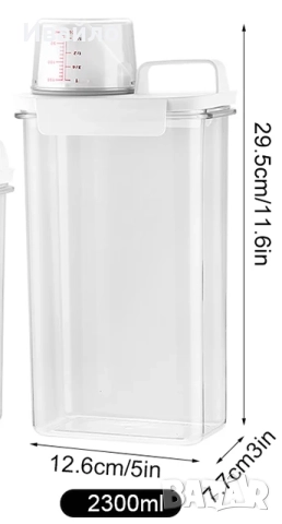 Съд/Диспенсер за Перилни Препарати или Храни, снимка 2 - Кутии за съхранение - 51702777