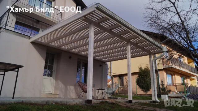 Навеси от дърво и поликарбонат - ''ХАМЪР БИЛД'' ЕООД