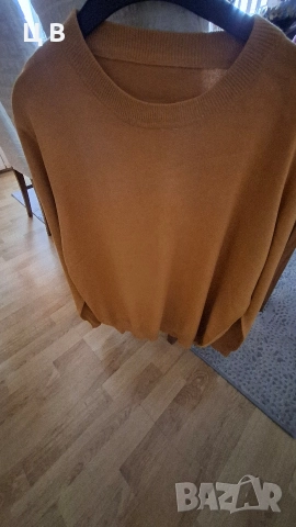 Чисто нов мъжки пуловер-кашмирел XL, снимка 3 - Спортни дрехи, екипи - 52719411