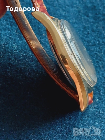 Златен 18к Мъжки часовник Zenith-автомат 1950-70/ ZENITH PILOT cal.120 позлата,1560 лв., снимка 8 - Мъжки - 52002319
