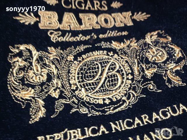 BOSSNER CIGARS BARON-REPUBLICA NICARAGUA-ПЛЮШ 0804231715, снимка 9 - Антикварни и старинни предмети - 40302290