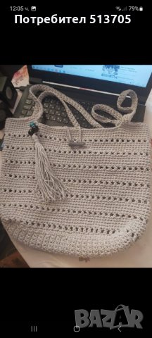 Дамски ръчно плетени чанти, снимка 4 - Чанти - 41992958