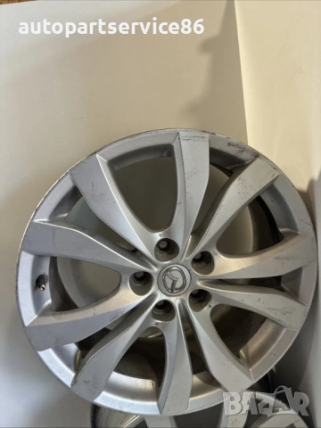 Комплект черни алуминиеви джанти 7.5x18 за Mazda CX-7 (2011) K5253, ET50, 996515, снимка 2 - Части - 53625322