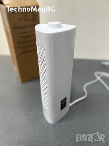 Мини вентилатор тип кула, Russell Hobbs лек, 33 см, въртене на 75°, снимка 5 - Вентилатори - 51311259