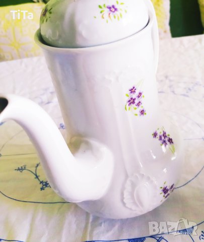 Баварски чайник с бароков релеф, снимка 6 - Сервизи - 41522597