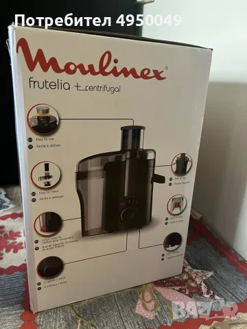 Сокоизстисквачка Moulinex Frutelia + Centrifugal – Нова за пресни фрешове