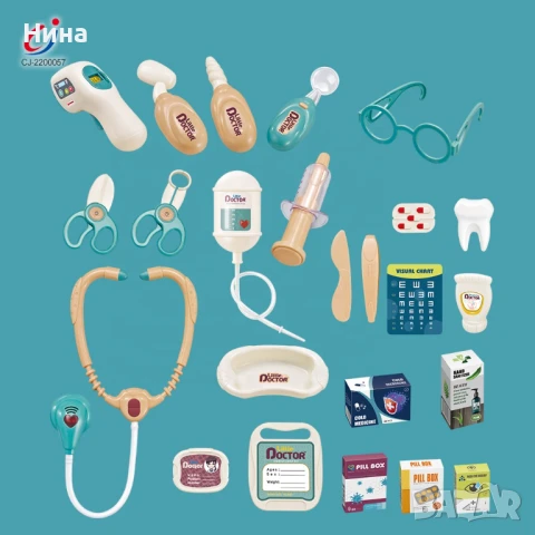 Докторска количка - лекарски комплект 🩺, снимка 4 - Образователни игри - 51339662