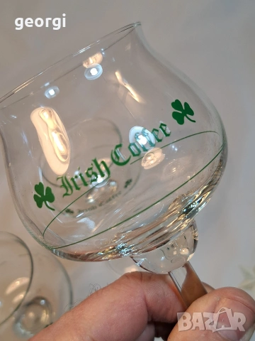 3 винтидж луксозни тънкостенни Irish coffee 32/2, снимка 5 - Чаши - 53056944
