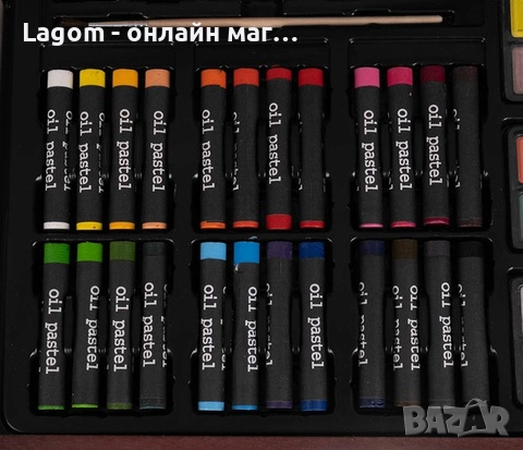 Художествен комплект за рисуване в куфар 148 части – пълен арт сет за деца и възрастни, снимка 7 - Други - 52560983