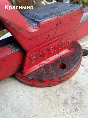 Немско стоманено менгеме - 18 кг. "SUPERIOR" отлично състояние , снимка 2 - Менгемета - 52919416