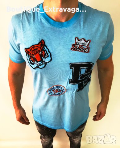 Мъжка тениска Dolce&Gabbana Royals Blue !!!