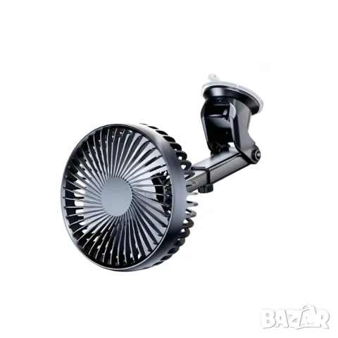 Автомобилен вентилатор 4 инча 12V с вакуумна стойка