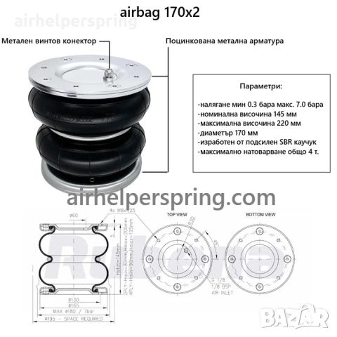 Въздушни възглавници BOXER, DUCATO, JUMPER, RELAY 1994-2025, снимка 3 - Части - 52833817