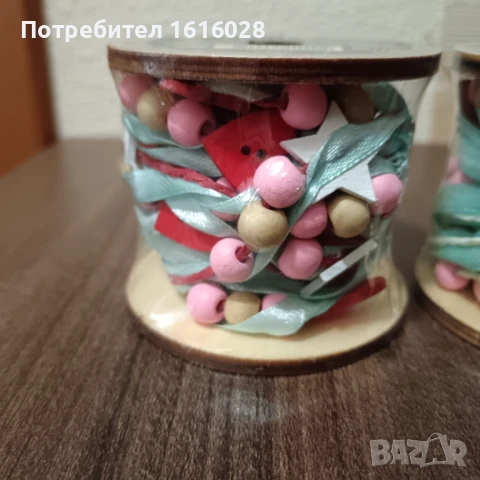 Ленти с мъниста., снимка 2 - Други - 50690424