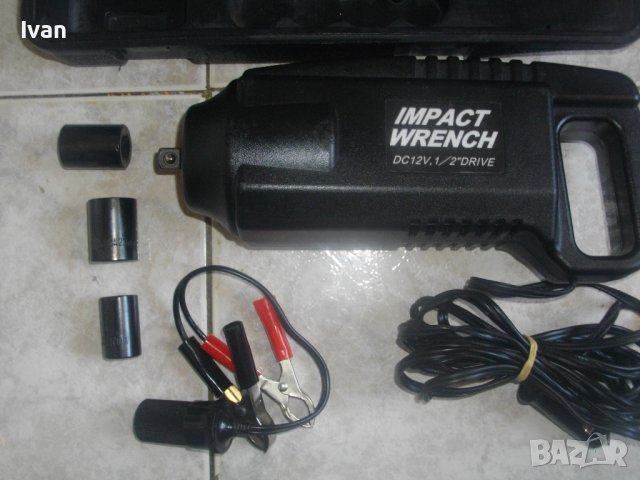 12 Волта/1/2 Drive Захват-Гайковерт Голям-IMPACT WRENCH-Made in Taiwan-Отличен-Реверсивен, снимка 12 - Други инструменти - 41392108