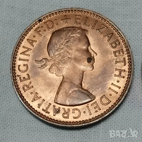 Half penny 1966,1967г., снимка 3 - Нумизматика и бонистика - 49636935