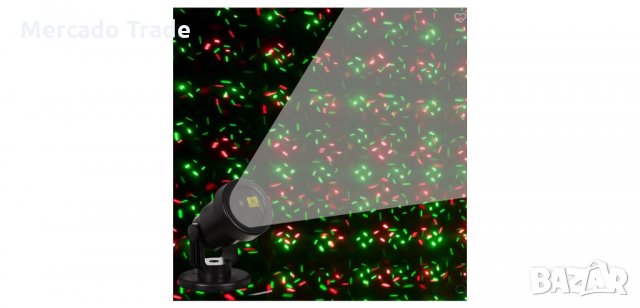 Светещ лазерен проектор Зелени червени точки, снимка 3 - Прожектори - 34826050