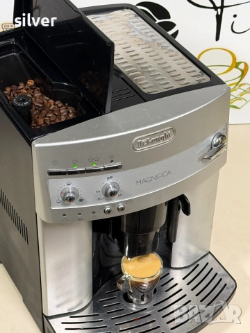Кафемашина кафе автомат delonghi magnifica с гаранция, снимка 2 - Кафемашини - 53456767