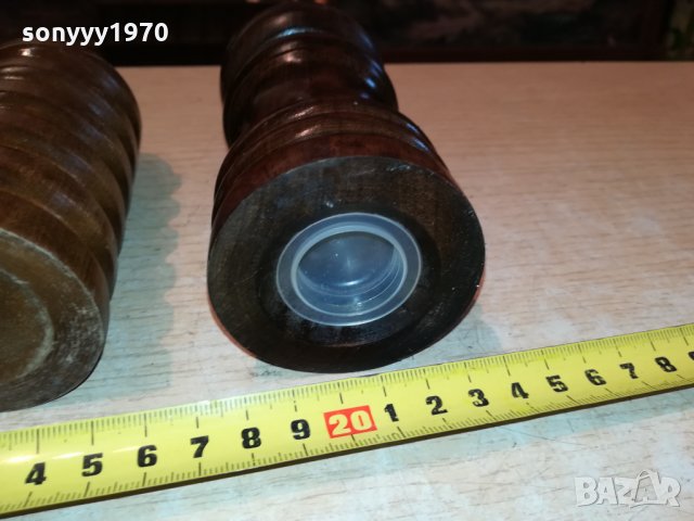 мелница солница-3бр дърво/метал от германия 0411211800, снимка 13 - Антикварни и старинни предмети - 34697205