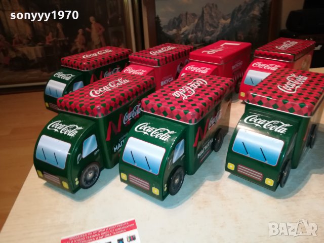 COCA COLA X 7 КАМИОНА 2002221922, снимка 4 - Колекции - 35857285