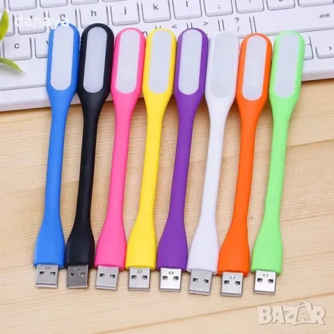 5451 Мини USB лампа за лаптоп таблет преносима нощна LED лампа, снимка 4 - Настолни лампи - 48223069