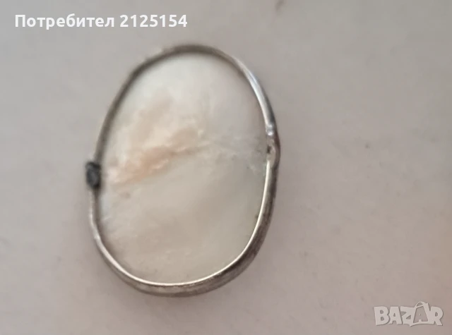 Старо украшение ,медальон от седеф ., снимка 4 - Колиета, медальони, синджири - 50739536