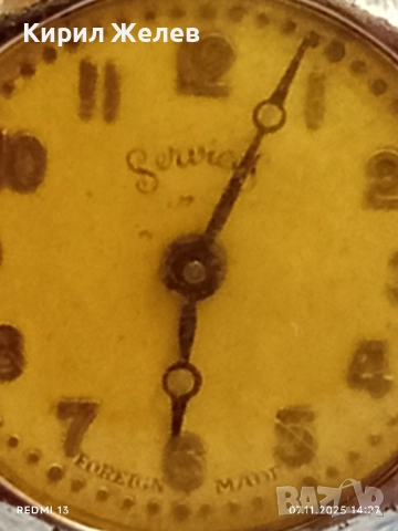 Стар дамски часовник SERVICES работи рядък за КОЛЕКЦИОНЕРИ 51435, снимка 2 - Антикварни и старинни предмети - 52332376