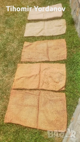 Стари конопени чували (зебло)., снимка 4 - Антикварни и старинни предмети - 51343954