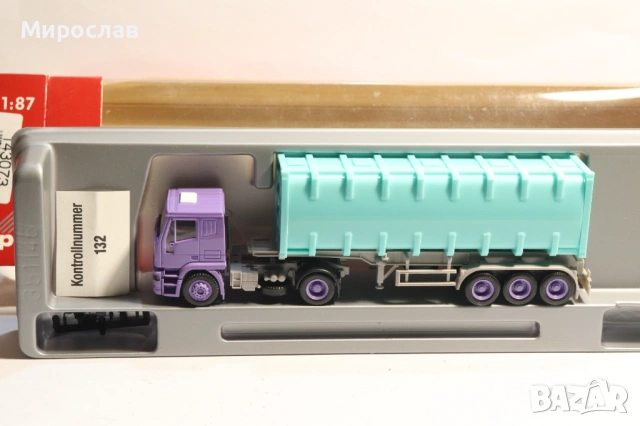 HERPA H0 1/87 IVECO ЦИСТЕРНА СИЛОЗ КАМИОН МОДЕЛ