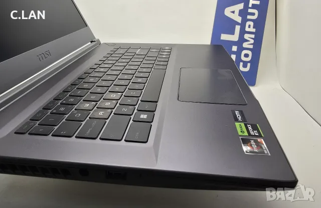 MSI THIN A15 Ryzen 7 7735HS/16GB/512SSD/RTX 4050-6GB/FHD/Подсветка, снимка 4 - Лаптопи за игри - 55829478