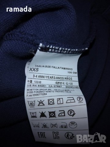 Блуза за момче Benetton, снимка 4 - Детски Блузи и туники - 42472047
